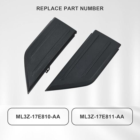 OKPARZ متوافق مع غطاء وسادة الحماية من الصدمات غطاء نهاية 2021 2022 2023 Ford F150 F-150 ML3Z-17E810-AA ML3Z-17E811-AA للسائق الأيسر وجانب الركاب الأيمن in Saudi Arabia