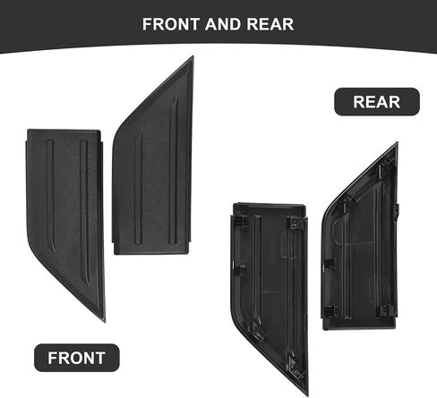 OKPARZ متوافق مع غطاء وسادة الحماية من الصدمات غطاء نهاية 2021 2022 2023 Ford F150 F-150 ML3Z-17E810-AA ML3Z-17E811-AA للسائق الأيسر وجانب الركاب الأيمن in Saudi Arabia