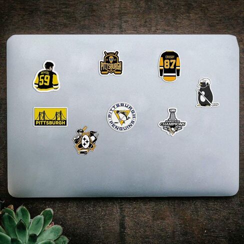 45 pcs Stikers Pittsburgh Fun Art for Penguins Stikers Pack 2-2.5 inches in Saudi Arabia