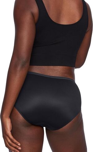 Thinx For All Leaks Hip-Hugger Underwear, Holds up to 100ml or 6tbps or 1/4 Cup Worth of Liquid, Light Absorbency Incontinence Underwear for Women, FSA HSA Approved Feminine Care, Black, S in Saudi Arabia