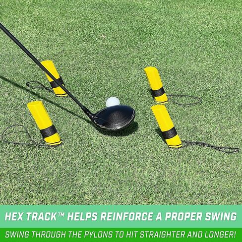 GoSports Golf HEX Track Swing Path Guide - Fix Slices, Hooks, Alignment and More in Saudi Arabia