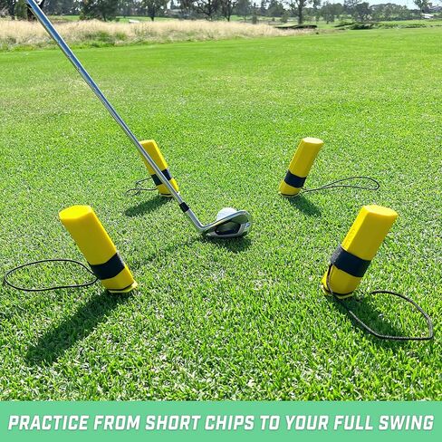 GoSports Golf HEX Track Swing Path Guide - Fix Slices, Hooks, Alignment and More in Saudi Arabia