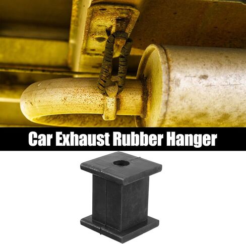 X AUTOHAUX 1 Hole 10mm ID Muffler Exhaust Hanger Bushing Rubber Mount Bracket Car Insulator Tail Pipe Hangers Bushings Kit Support in Saudi Arabia
