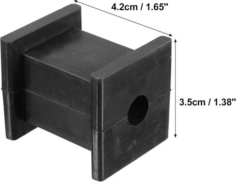X AUTOHAUX 1 Hole 10mm ID Muffler Exhaust Hanger Bushing Rubber Mount Bracket Car Insulator Tail Pipe Hangers Bushings Kit Support in Saudi Arabia