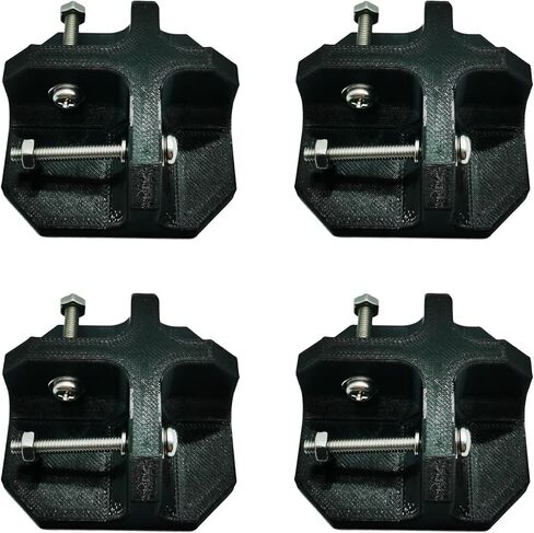 Camping Table Foot Replacement Accessories, Outdoor Beach Camp Folding Table Accessories with Screws (Black, 2Pcs) in Kuwait