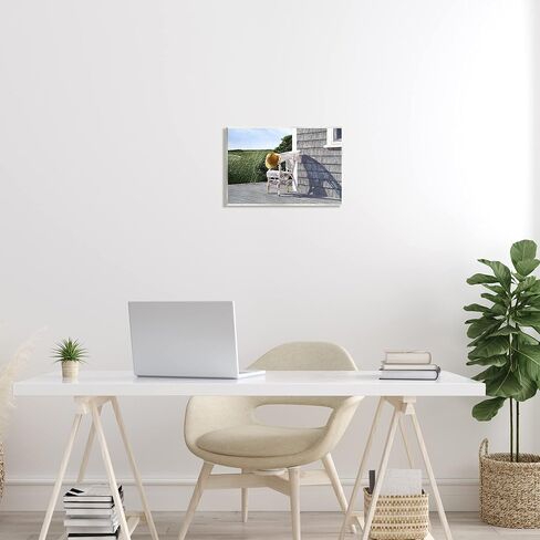 Stupell Industries Seaside Porch Landscape Rural Grassland Hills Wood Wall Art, Design By Tom Mielko in Saudi Arabia
