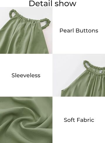 MIHOLL Women's 2024 Summer Maxi Dresses Casual Sleeveless Halter Neck Cut Out Tiered Beach Vacation A-Line Flowy Sun Dress in Saudi Arabia