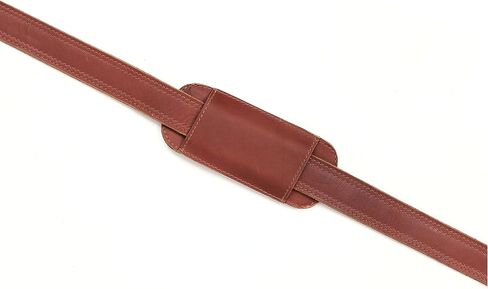 حزام حقيبة جلدي بديل قابل للتعديل حزام كتف بني أسود للمراسلة والكمبيوتر المحمول والكاميرا وحقائب السفر تناسب الجميع مع خطافات معدنية دوارة (بني 2، جلد كامل) in Kuwait