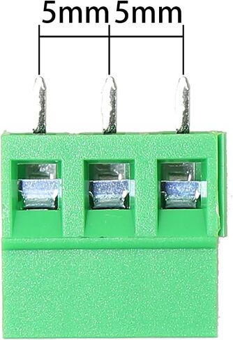 30PCS Terminal Block Installation Mounting Screw Terminal Block Connector Green KF128 Screw Terminal Block 20PCS 2 Pin Count and 10PCS 3 Pin Count in Saudi Arabia