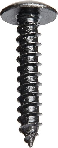 Small Parts 0612APTB Steel Sheet Metal Screw, Black Oxide Finish, Truss Head, Phillips Drive, Type A, #6-18 Thread Size, 3/4" Length (Pack of 100) in Saudi Arabia