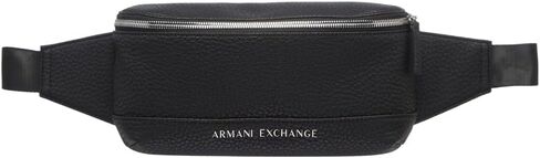 أ | حقيبة خصر بيبل للرجال من X ARMANI EXCHANGE، أسود نيرو، مقاس واحد in Saudi Arabia