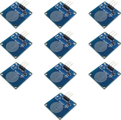 Capacitive Touch Sensor Switch for Arduino, ESP32, ESP8266, Raspberry Pi, 10 Pieces in Saudi Arabia