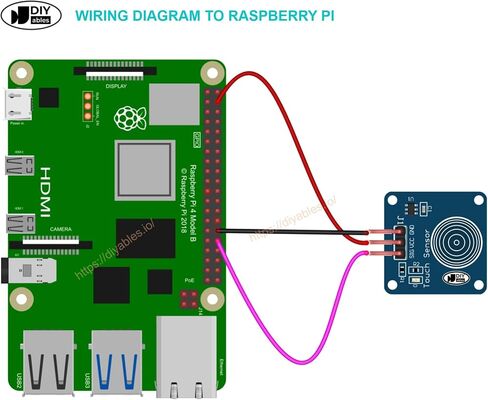 Capacitive Touch Sensor Switch for Arduino, ESP32, ESP8266, Raspberry Pi, 10 Pieces in Saudi Arabia
