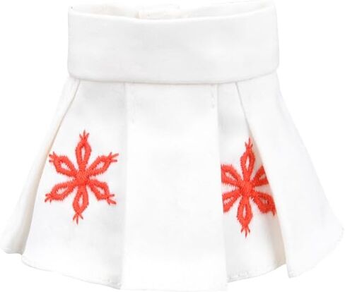 E-TING Santa Clothing for elf Doll Christmas Decoration (White Embroidered Skirt) in Kuwait