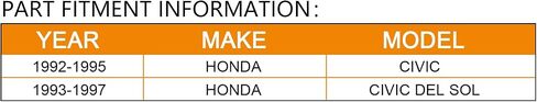 ترس رف التوجيه اليدوي BRTEC متوافق مع 1992 1993 1994 1995 Honda Civic لـ 1993-1997 Honda Civic Del Sol in Saudi Arabia