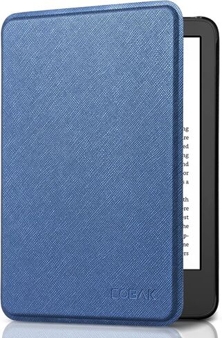 حافظة CoBak لجميع إصدارات Kindle 11th Generation 2022 الجديدة فقط - غطاء ذكي من جلد البولي يوريثان فائق النحافة مع خاصية النوم والاستيقاظ التلقائي، حافظة حماية ممتازة لجهاز Kobo، القارئ الإلكتروني in Saudi Arabia