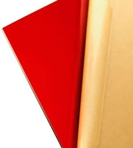 Transparent Red Acrylic Sheet #2423 1/8" x 5" x 10" in Saudi Arabia