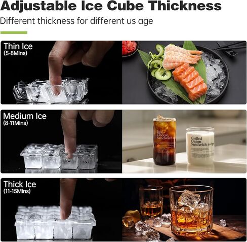 Commercial Ice Maker Machine, 400 lbs /24 h, 330 lbs Storage Bin, Industrial Ice Machine, Stainless Steel, Automatic Cleaning, Perfect for Bar/Cafe/Restaurant, with Ice Shovels in Saudi Arabia