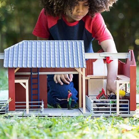 Schleich Farm World, Toys for Boys and Girls Ages 3-8, 27-Piece Playset, Large Toy Barn with Farm Accessories in Saudi Arabia