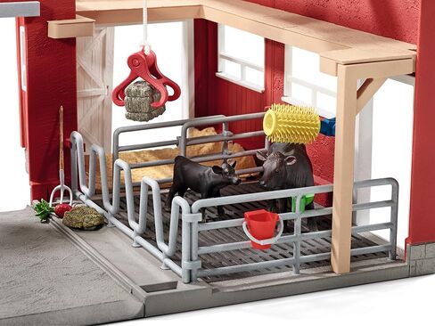 Schleich Farm World, Toys for Boys and Girls Ages 3-8, 27-Piece Playset, Large Toy Barn with Farm Accessories in Saudi Arabia