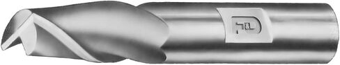 F&D Tool Company 17459-T341A Two Flute End Mill, Single End, High Speed Steel, 13/16" Mill Diameter, 3/4" Shank Diameter, 1.5" Flute Length, 3.75" Overall Length in Saudi Arabia