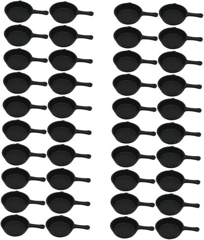 Zerodeko 40 Pcs Pan Pendant Mini House Adornment Dollhouse Cooking Pot Simulation Frying Pan Model Miniature Stovetop Cookware Kitchen Accessories Household Casserole Child Plastic Mini Pot in Saudi Arabia