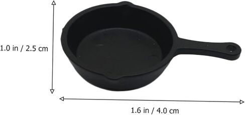Zerodeko 40 Pcs Pan Pendant Mini House Adornment Dollhouse Cooking Pot Simulation Frying Pan Model Miniature Stovetop Cookware Kitchen Accessories Household Casserole Child Plastic Mini Pot in Saudi Arabia