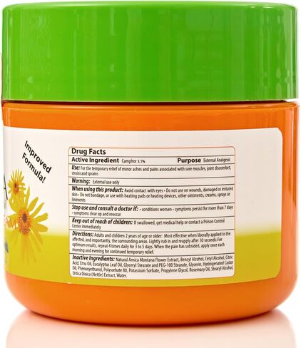كريم الألم MaxRelief Arnica Montana - تركيبة متقدمة للتخفيف العميق - تهدئة آلام الركبة والمفاصل والعضلات - تقليل التورم والتهاب المفاصل والألم الليفي العضلي وتخفيف التهاب اللفافة الأخمصية - زيت Emu 3.5 أونصة in Saudi Arabia