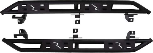 Rampage TrailCrawler Steps | Pair, Steel, Black | 88737 | Fits 2007 - 2018 Jeep Wrangler JK 4-Door in Kuwait