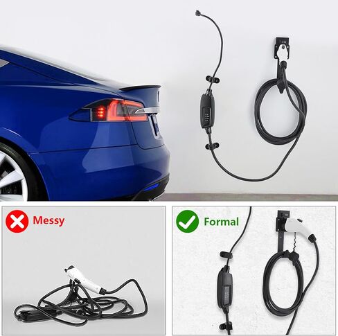 حامل شاحن السيارة الكهربائية LCGP، قفل مجمع مطور لجميع شواحن J1772 وTesla مع حاملي صندوق شحن قابلين للتعديل، حامل شاحن متنقل على الحائط in Kuwait