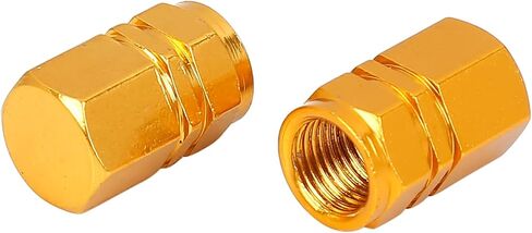 X AUTOHAUX 10pcs Purple Tire Stem Valve Caps Wheel Valve Covers Car Dustproof Hexagon Shape Aluminium Alloy Tire Cap in Saudi Arabia
