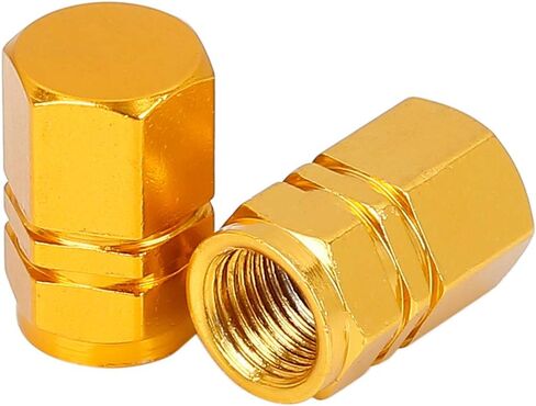 X AUTOHAUX 10pcs Purple Tire Stem Valve Caps Wheel Valve Covers Car Dustproof Hexagon Shape Aluminium Alloy Tire Cap in Saudi Arabia