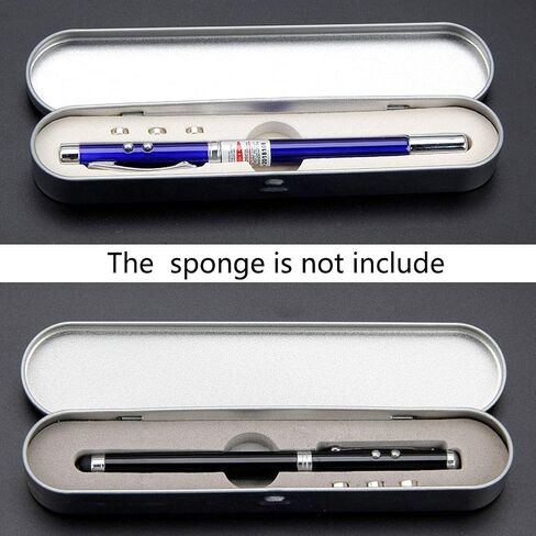 HANJIAONI 5 قطع معدنية بمفصلات من القصدير صندوق قرطاسية صغير مقلمة مستطيلة فارغة متمحورة علب صندوق حاويات تخزين منظم منزلي لأقلام الرصاص وفرش المكياج والمحاقن وما إلى ذلك in Kuwait