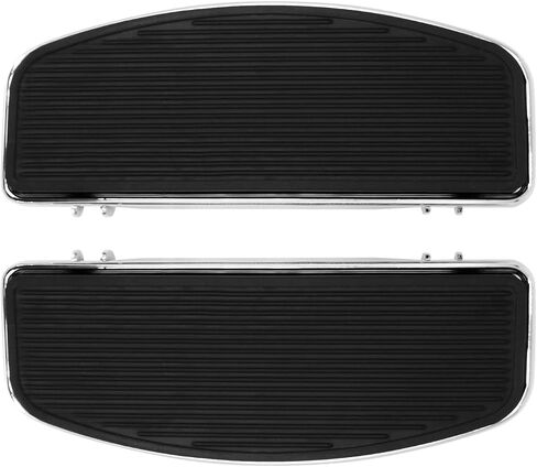 HCmotorku Motorcycle Driver Floorboards Front Footboards Rubber Inserts Foot pegs Fit For Harley Touring Road Glide Electra Glide Street Glide Softail Dyna 1986-2023 in Saudi Arabia