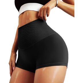 5" No Front Seam High Waist Biker Shorts for Women, Squat Proof Athletic Running Yoga Workout Gym Shorts in Kuwait