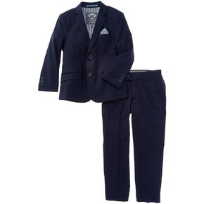 Appaman Boys' Two-Piece Stretchy Mod Suit (Toddler/Little Big Kids), Noir Micro Plaid 10 in Saudi Arabia