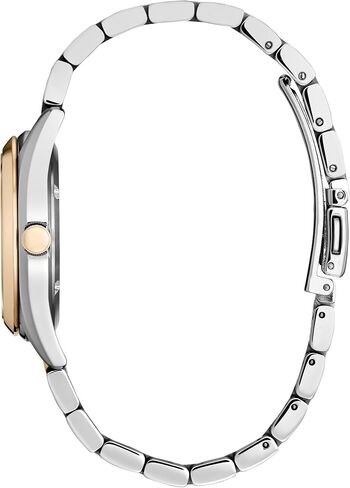 Citizen Ladies Eco-Drive Sport Luxury Sport Watch, Two-Tone Stainless Steel Bracelet, Pink Dial, 3 Hand, Date (Model: EW2706-58X) in Kuwait