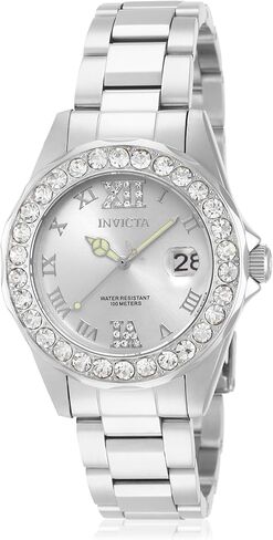 Invicta Women's 15251 Pro Diver Silver Dial Crystal Accented Stainless Steel Watch in Kuwait