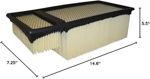 Luber-finer Luberfiner LAF6902 Panel Heavy Duty Engine Air Filter Fits Select Ford Pickup Super Duty (2011-16) in Kuwait