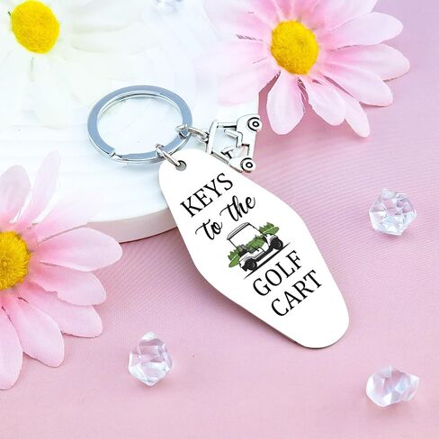 Golf Keychain Stuff Gifts for Golfers Keys To The Golf Cart Accessories for Women Golfing Accessories for Men Daddy Boss Uncle Funny Golfer Gifts Ideas in Saudi Arabia