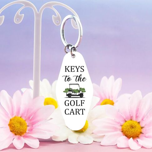 Golf Keychain Stuff Gifts for Golfers Keys To The Golf Cart Accessories for Women Golfing Accessories for Men Daddy Boss Uncle Funny Golfer Gifts Ideas in Saudi Arabia