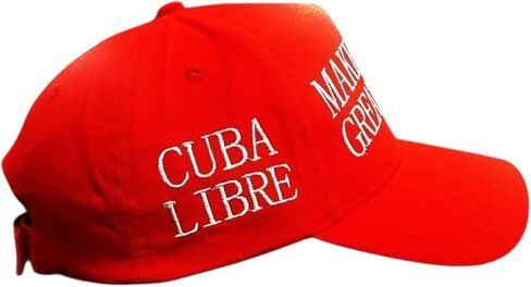 IMPACT DESIGNS Make Cuba Great Again Dad Hat - Cuba Embroidered Cap - Gift for Proud Cubans in Kuwait