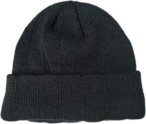 Winter Beanie for Men Women Fleece Lined Knit Cuffed Beanie Stocking Soft Warm Ski Hats Unisex in Kuwait