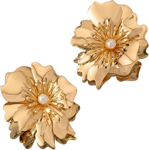 2024 Collection Bohemian Style Jewelry Set for Women - Trendy Leaf-Shaped & Flower Elements, Daily Wear, Parties, Mother’s Day Gifts, Gold-Plated in Kuwait