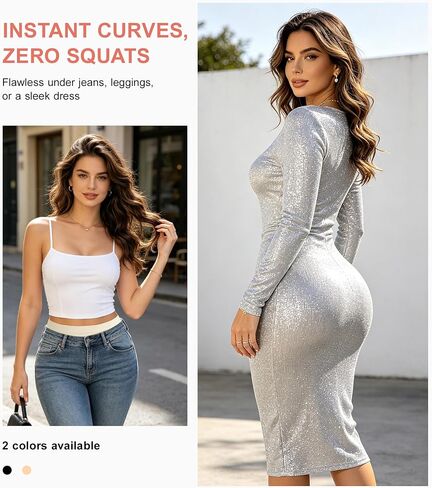REYEOGO Butt Lifting Panties Shaperwear for Women Hip Enahncer Body Shaper Boyshort Padded Underwear in Saudi Arabia
