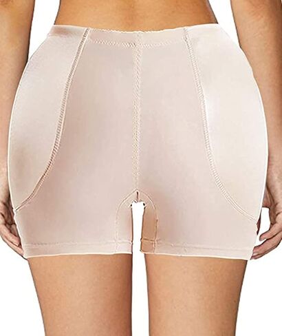 FEOYA Women's Padded Seamless Shapewear Panties Butt Lifter Hip Enhancer Underwear Shaper Shorts Removeable Pads XS-3XL in Kuwait