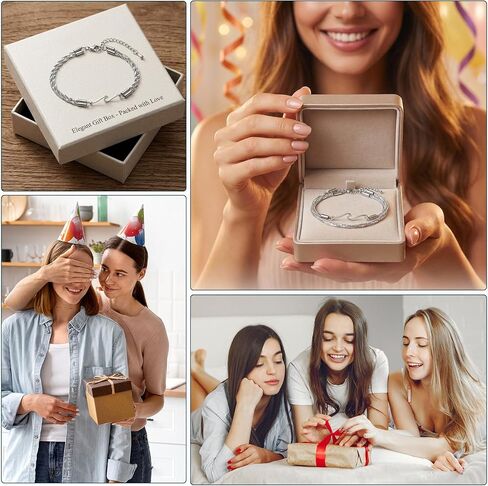 Tucnoeu Womens Ankle Bracelets, Silver Double Layer Wave Anklet, Bestie Sister Best Friend Birthday Gifts Beach Jewelry in Kuwait