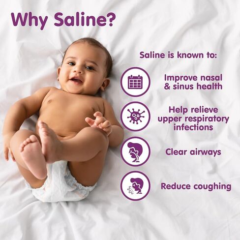 Saline Nose Wipes by Boogie, for Baby & Kids, Face, Hand & Body, FSA/HSA Eligible, Made with Vitamin E, Aloe, and Natural Saline, Lavender Scent, 30 Count (Pack of 6) in Kuwait
