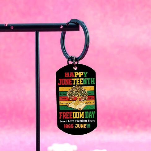 إكسسوارات Juneteenth للنساء ديكورات Juneteenth للأمريكيين من أصل أفريقي هدايا Juneteenths للنساء والرجال سلسلة المفاتيح الوطنية Juneteenths هدايا الحفلات in Kuwait
