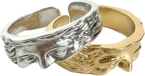 Vintage Artistic Half Face Open Rings,Women's Band Rings,Unique Rings,Adjustable Face Design, Stackable Rings Thumb Fashion Comfort Fit Jewelry Holiday Gift Size For Women Men in Saudi Arabia